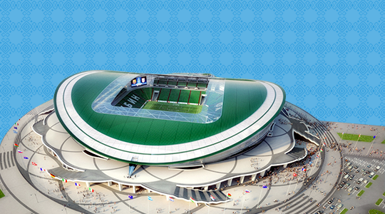 Ход строительства стадиона «Казань Арена»